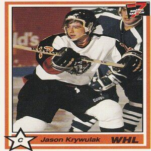 Jason Krywulak - 1991 7th Inning Sketch Hockey Card